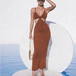 Cult Gaia serita dress amber